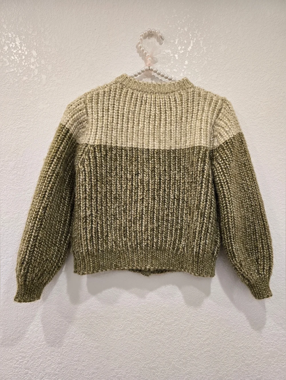 Zara Knit Cardigan Green Kids Size 8-9